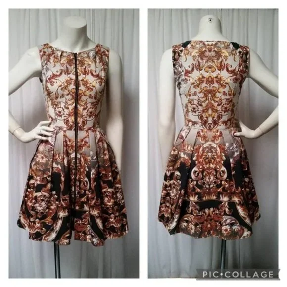 Cue fit and flare dress deals